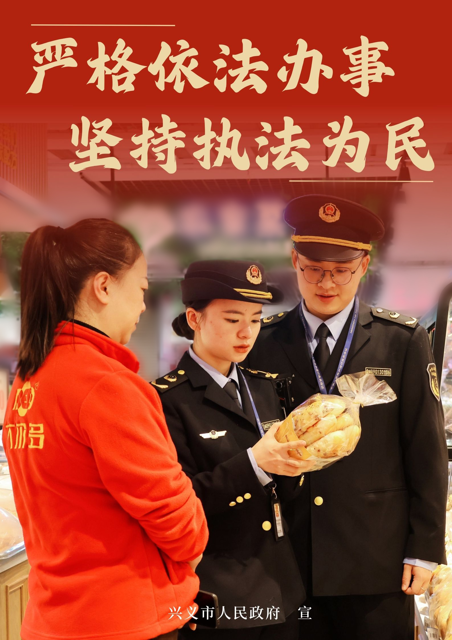 兴义市法治政府建设宣传海报(图2)