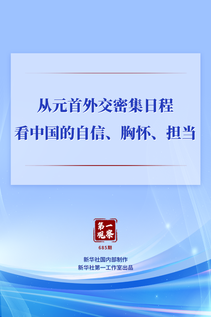第一观察丨从元首外交密集日程看中国的自信、胸怀、担当(图1)