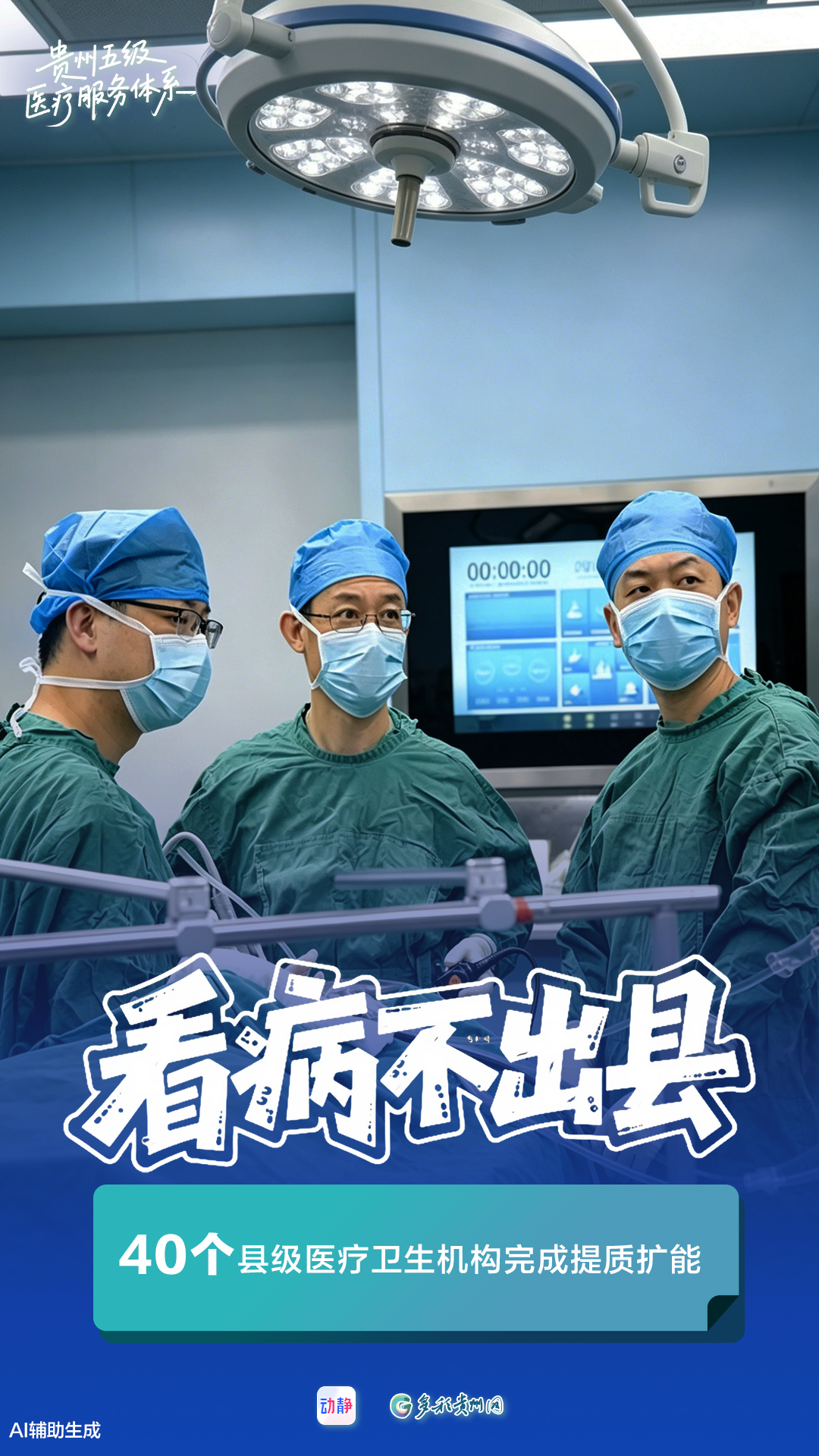 海报丨硬核答卷！贵州五级医疗服务暖人心，民生数据看这里！(图2)