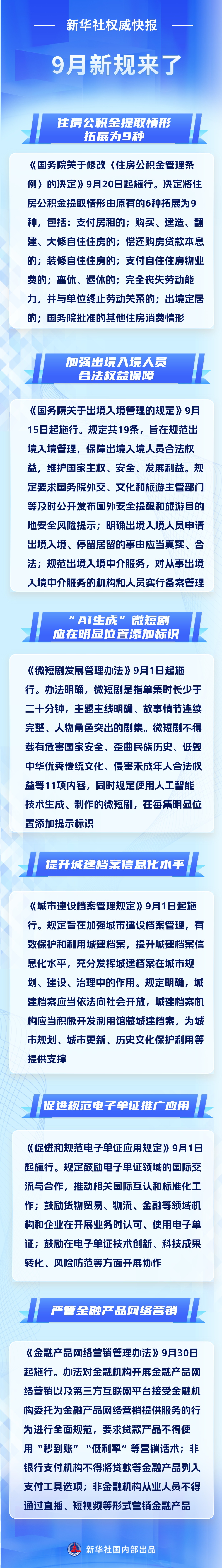 新华社权威快报丨9月新规来了(图1)